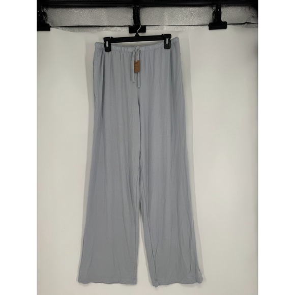 SKIMS Other - SKIMS Jersey Sleep Pajama Pants Women Small Lounge Zen Blue Straight Leg Baggy